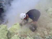 Installing a MultiGAS Volcano Monitoring Device, Papua New Guinea