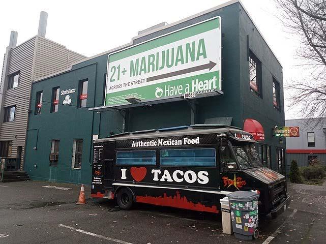 Cannabis billboard