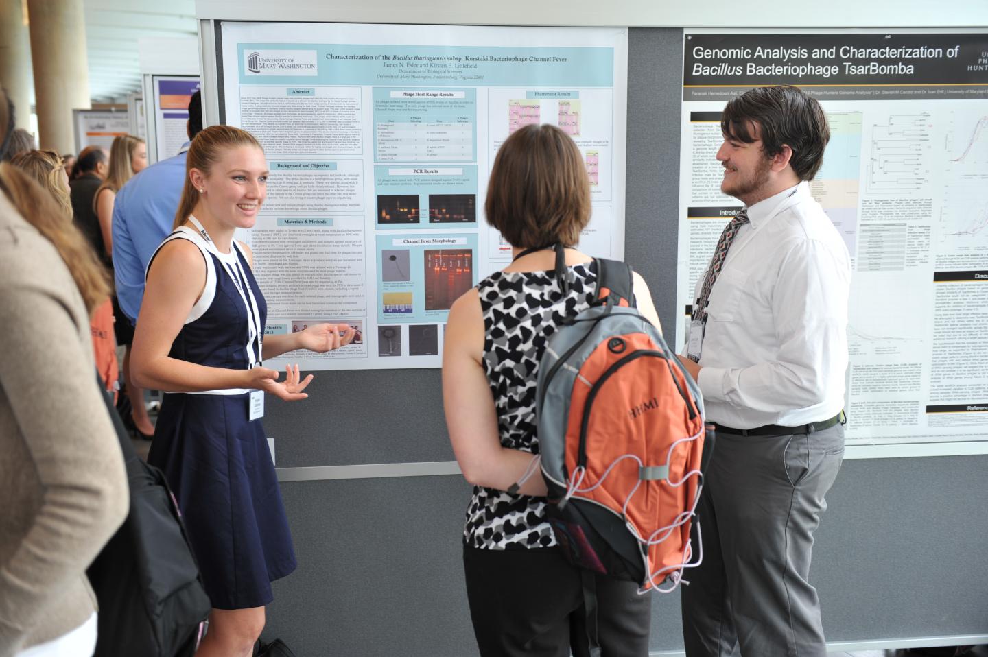 SEA-PHAGES Students Presenting Their Work