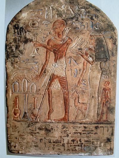 Funerary Stele of the Priest Rom c. 1300 BCE