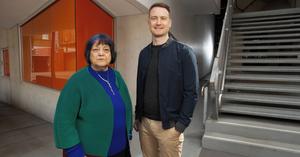 QUT Emeritus/Adjunct Professor Vesna Popovic, left, and Dr Levi Swann.