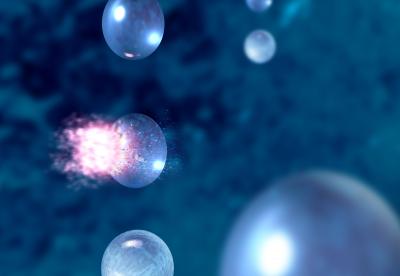 X-Ray Pulse Strikes Water