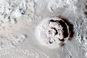 The Hunga Tonga–Hunga Haʻapai volcano eruption on 15 January produced the largest atmospheric explosion in recorded history