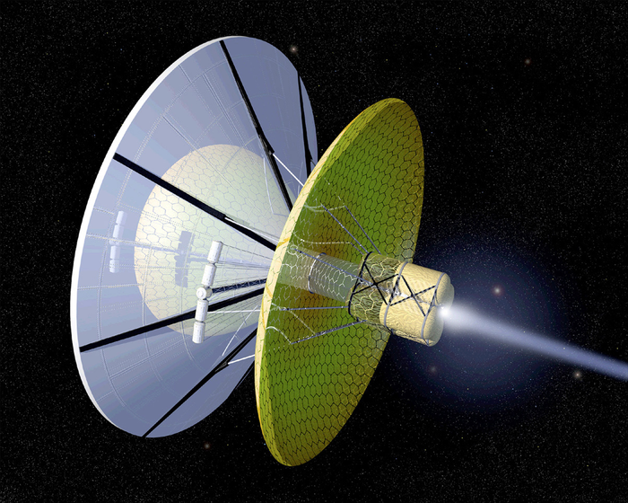 Artist's impression of the Ramjet propulsion system