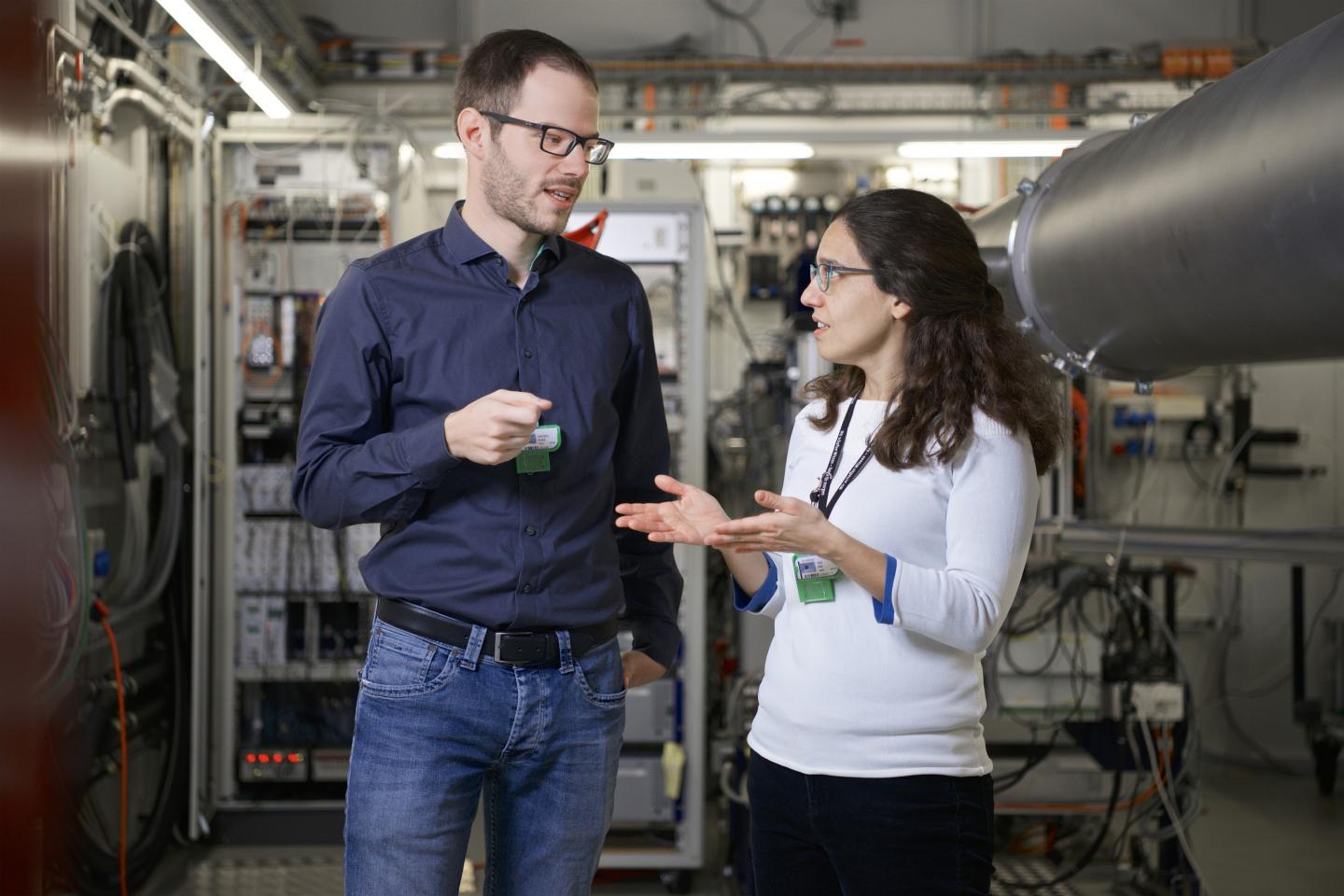 Klaus Wakonig and Ana Diaz, Paul Scherrer Institute