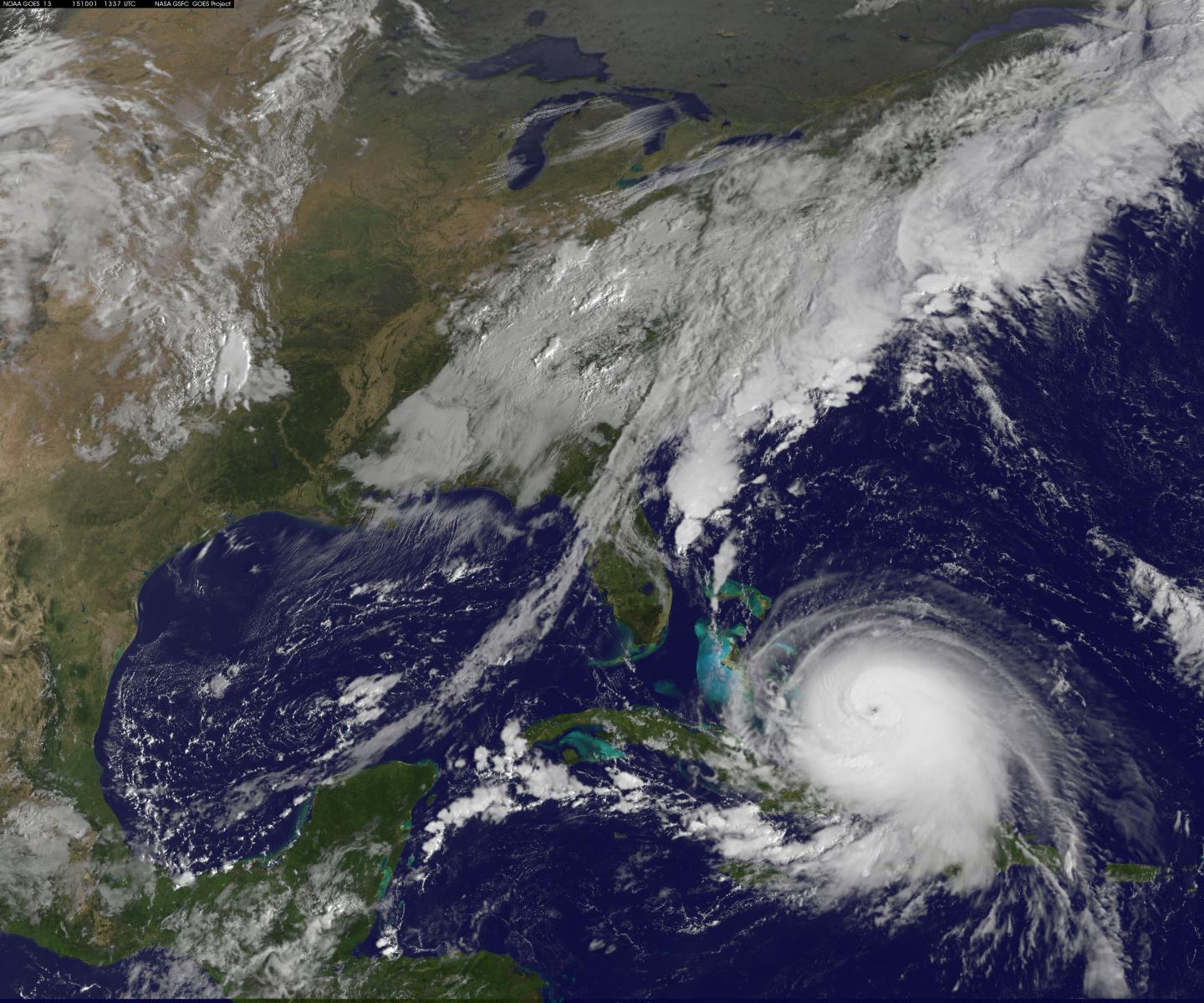 GOES-East Image of Joaquin