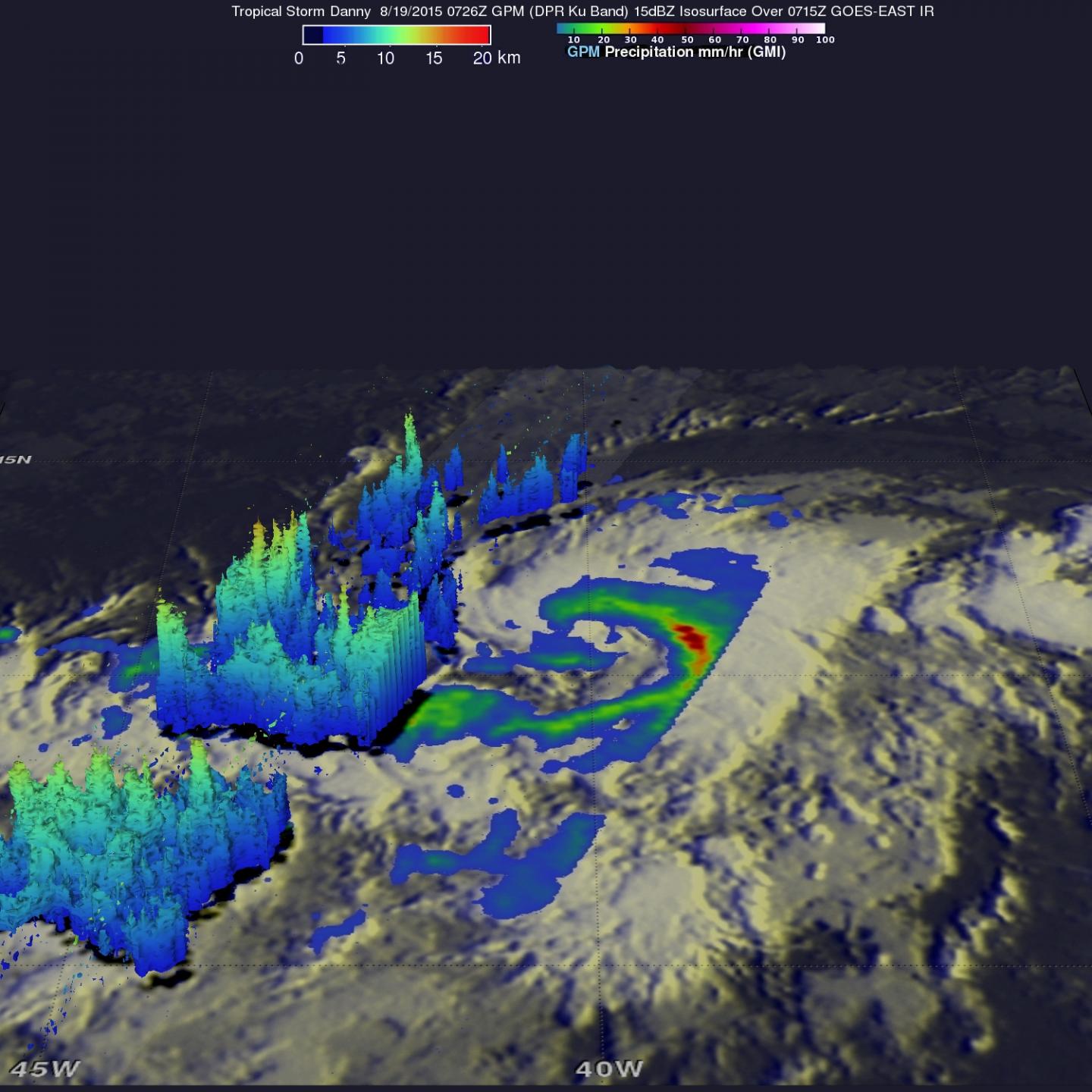 GPM Image of Danny