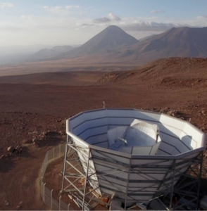 Atacama Cosmology Telescope in the Chilean Andes