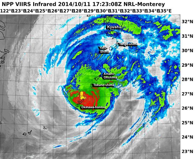Suomi NPP Image of Vongfong