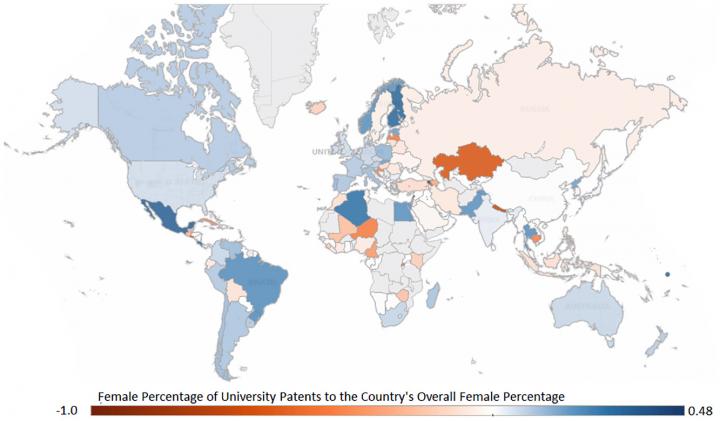 Women and Patenting Map