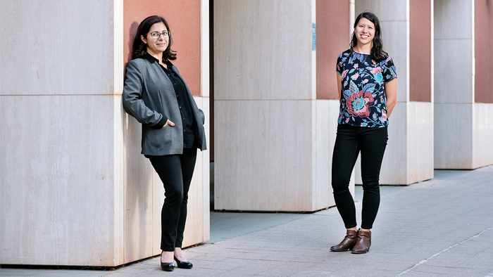 Gladstone scientists Jeanne Paz and Stephanie Holden