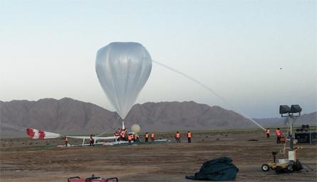 Release of the Balloon