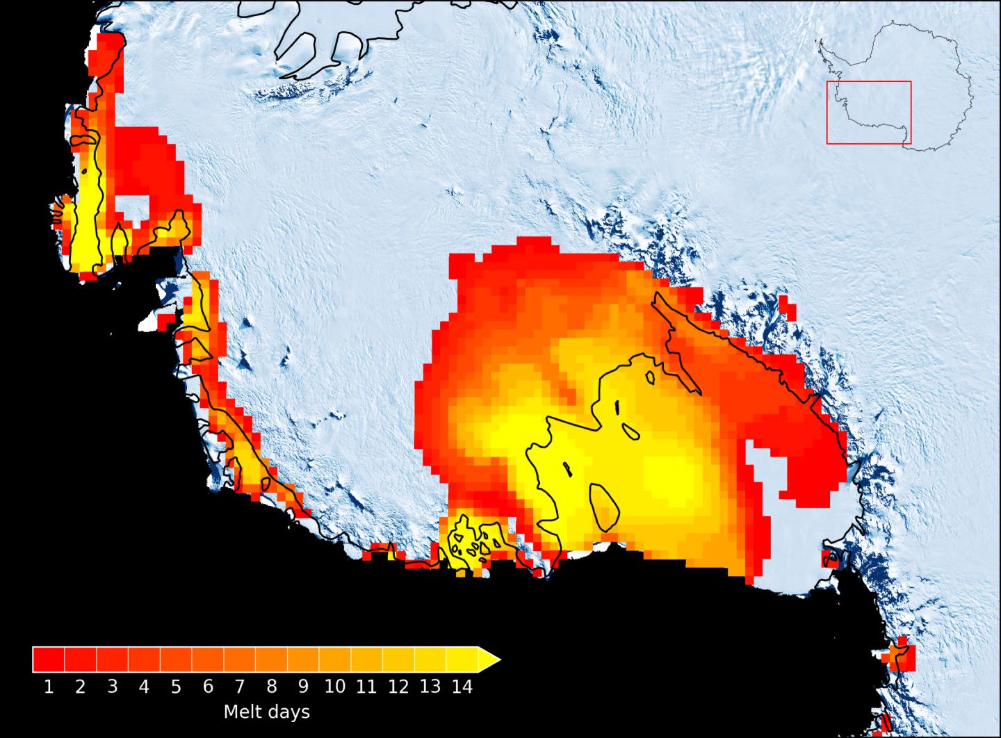 January 2016 Surface Melt