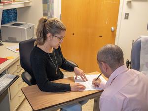 Clinical Trial Volunteer Signs Informed Consent Form