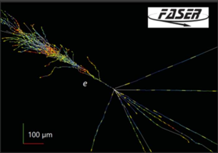 An electron neutrino detected by the FASERν detector at the LHC, the most energetic ever observed from a human source