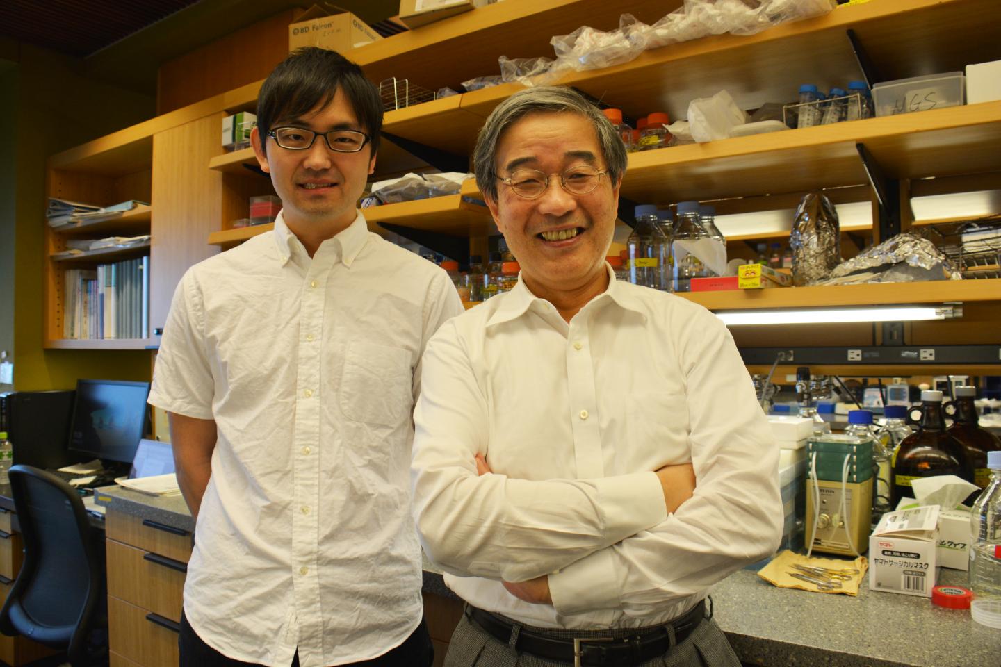 Tadashi Yamamoto and Dr. Akinori Takahashi, Okinawa Institute of Science and Technology