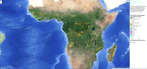 Landuse in Africa after deforestation