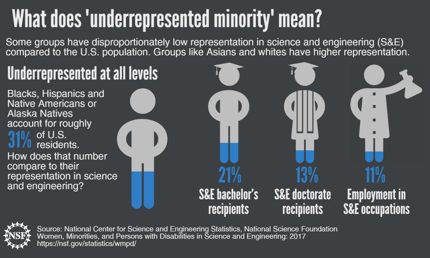 What Does Underrepresented Min IMAGE EurekAlert Science News Releases