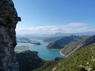 View of the Mediano Anticline