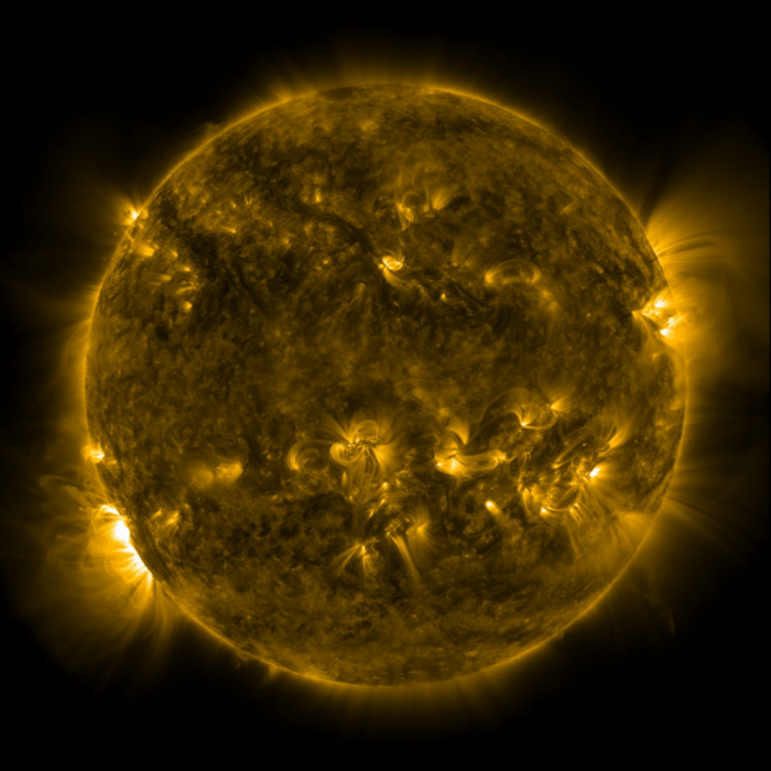 Sun Releases Strong Solar Flare