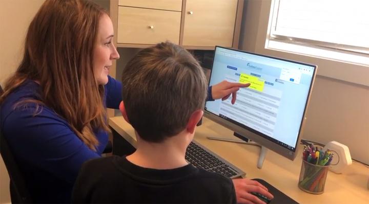 Parent and Child using eAsthma Tracker