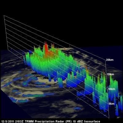 NASA Sees Tropical Storm Alenga in 3-D