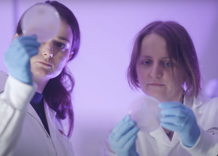 Associate Professor Amy Cain (left), Dr Lucie Semenec (R).