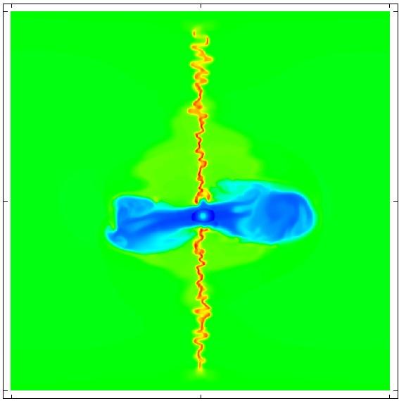 Simulation -- Slice Through Cloud