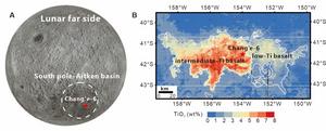 Landing site of the Chang’e-6 mission on the Moon’s far side